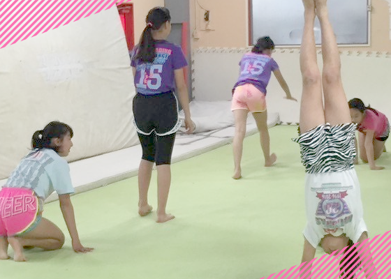 アクロバット教室 ／ タンブリング教室（小学生上級、中学生、高校生、大学生、大人対象）